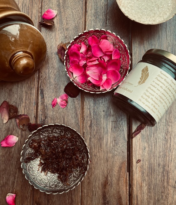 Honey Rose Gulkhand with Fresh Rose petals and Honey - Buy Online