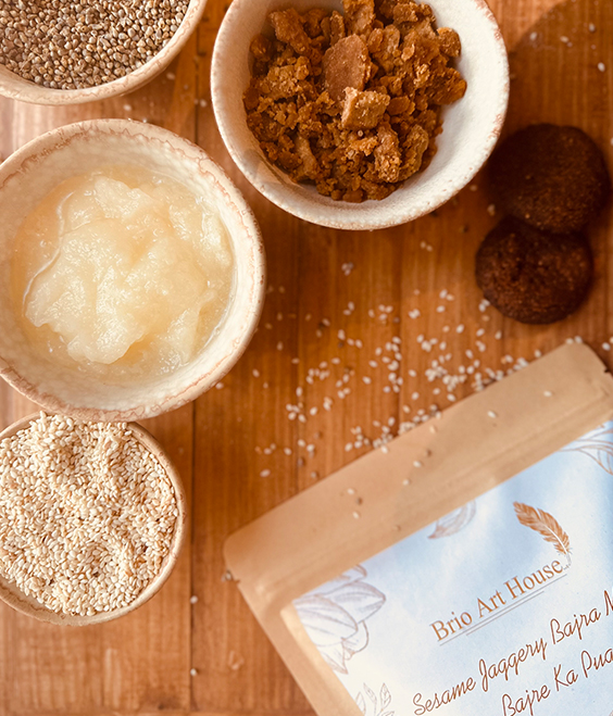 Sesame Jaggery Bajre Pua (200g)
