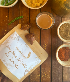 Singhare ke Atte ke Samosa