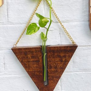 Handmade-V-Shaped-Wooden-Hanging-Planter