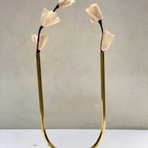 Pure Brass Vase ('U' Shape)