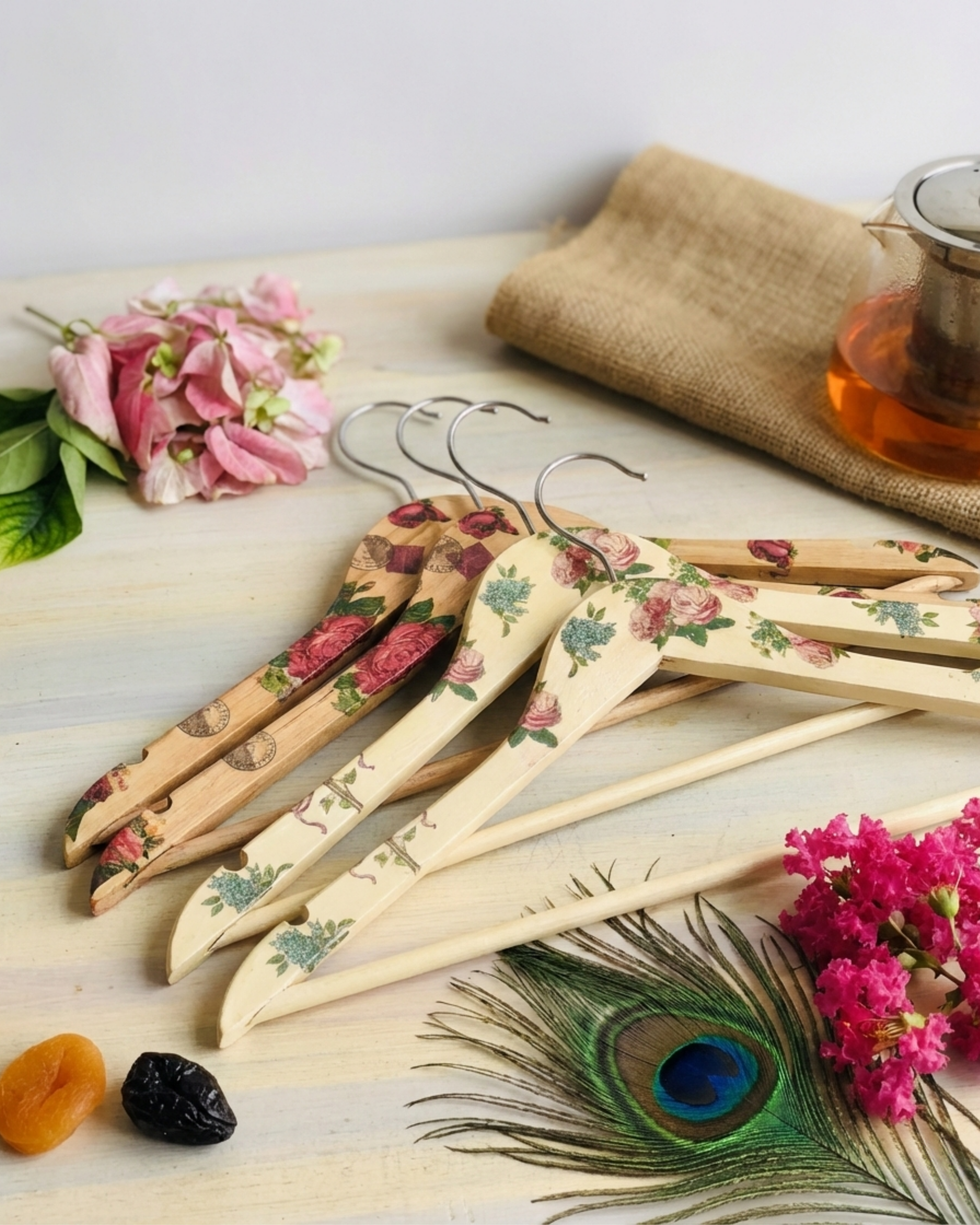 Handpainted Decoupage Hanger