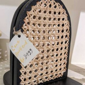 Handwoven Cane Bookends