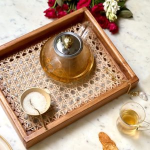 Pinewood & Cane Tray