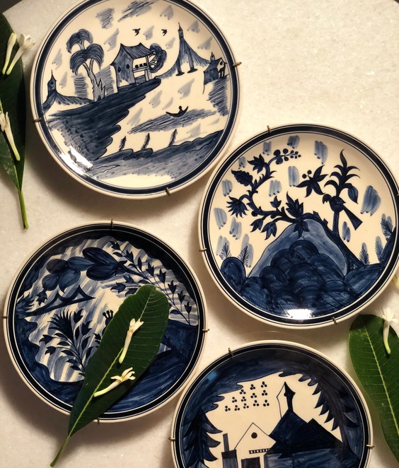 Handpainted Wall Plates