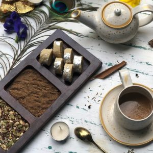 Wooden 3 Compartment Platter