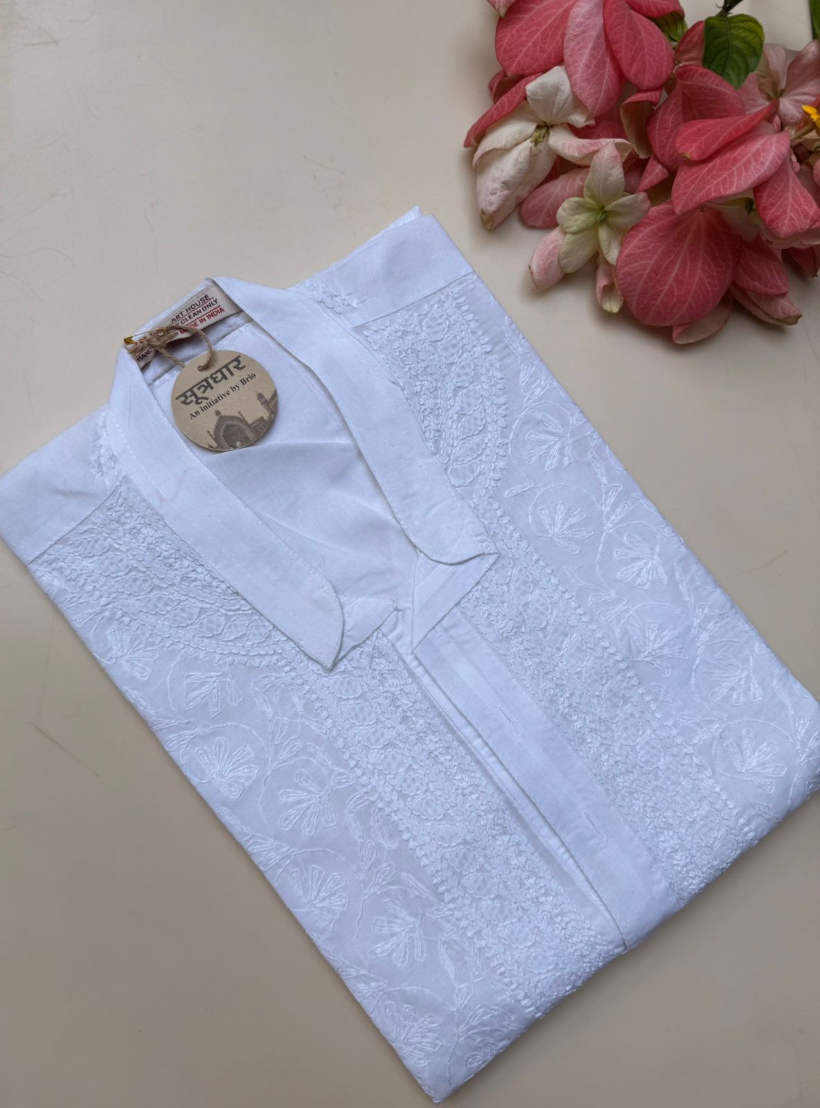 Tapchi Front Gala Cotton Gents Stitched Kurta