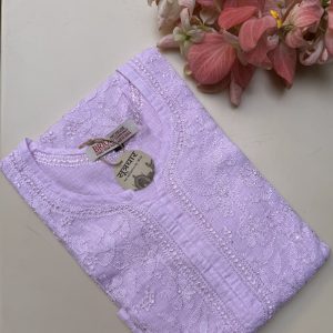 Chikankari Stitched Kota Full Work ladies Kurti