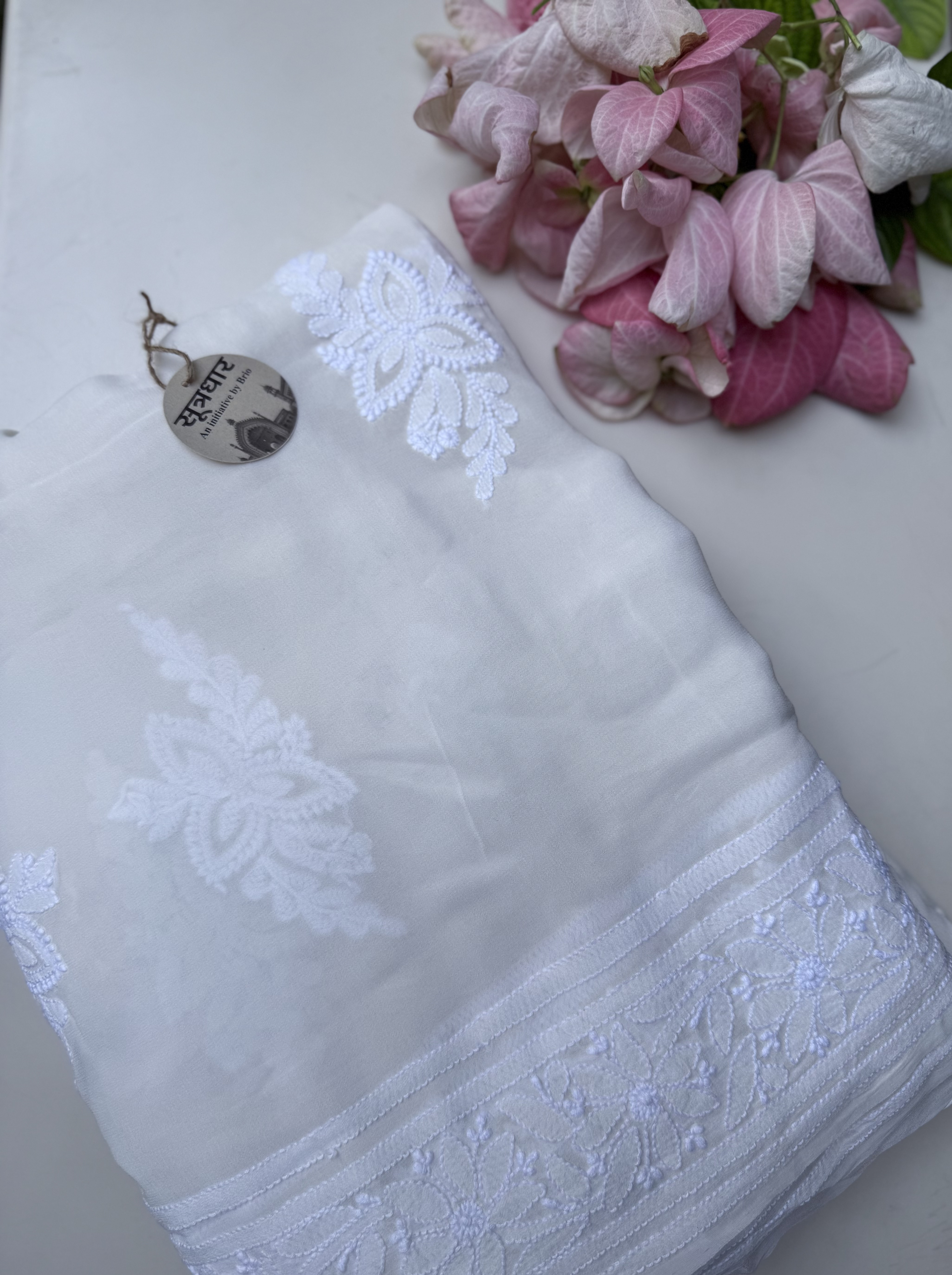 patola border saree handcrafted