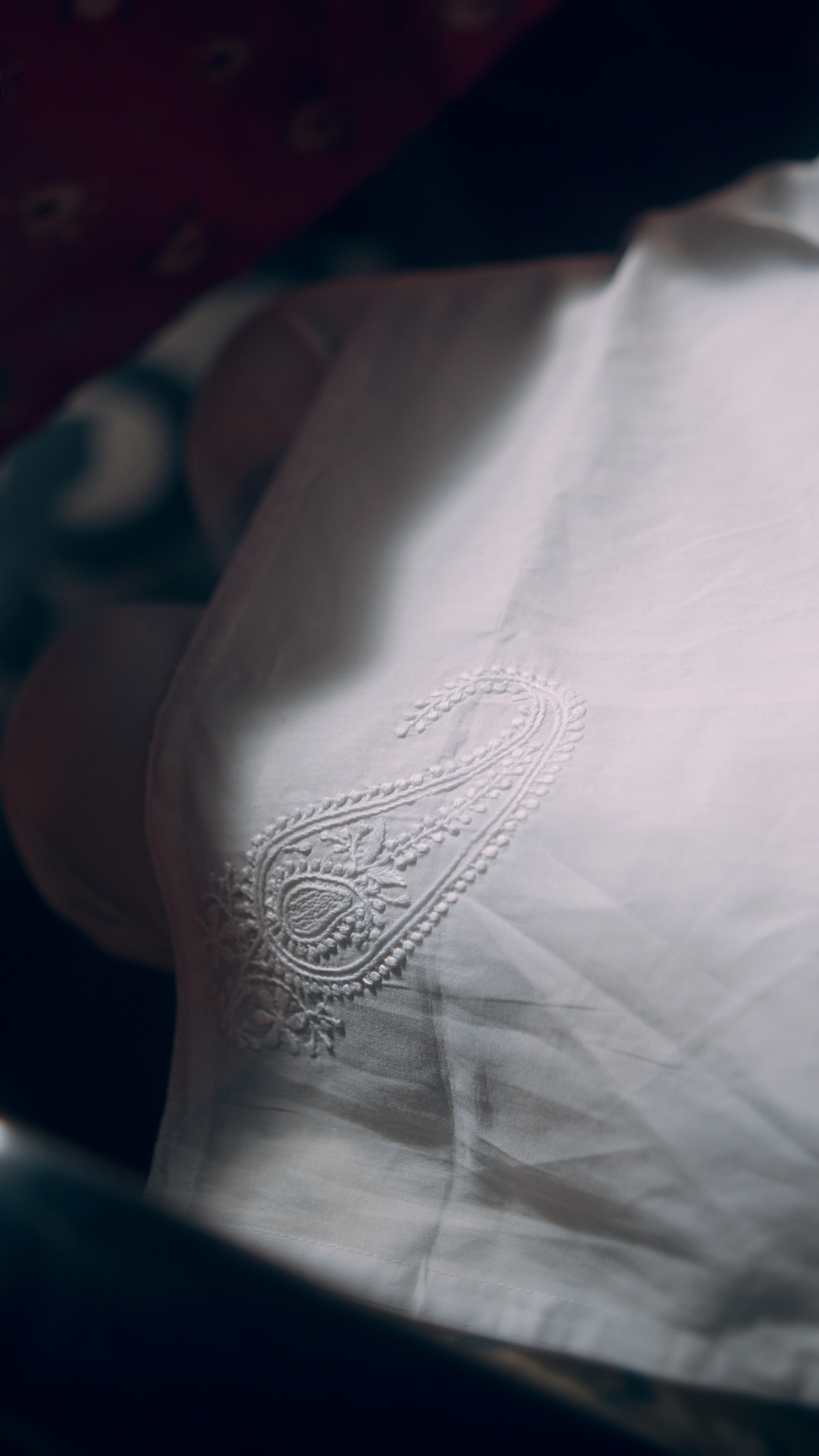 Pure Cotton Chikankari Fine Booti Work Short Kurti - Image 3