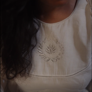 handicraft chikankari cotton angrakha for women