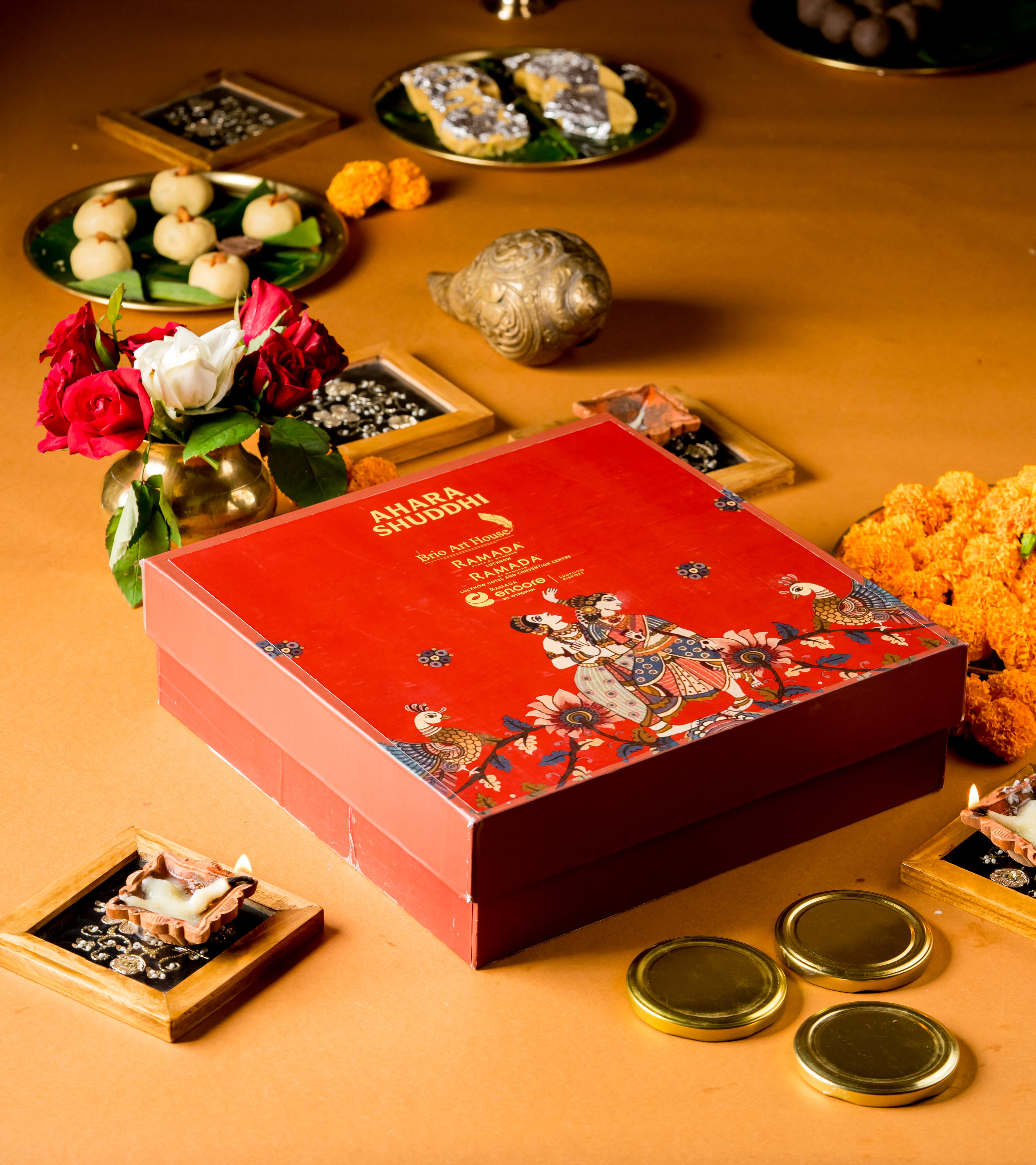 Premium Diwali Gift Box – Ahara Hamper with Elegant Packaging