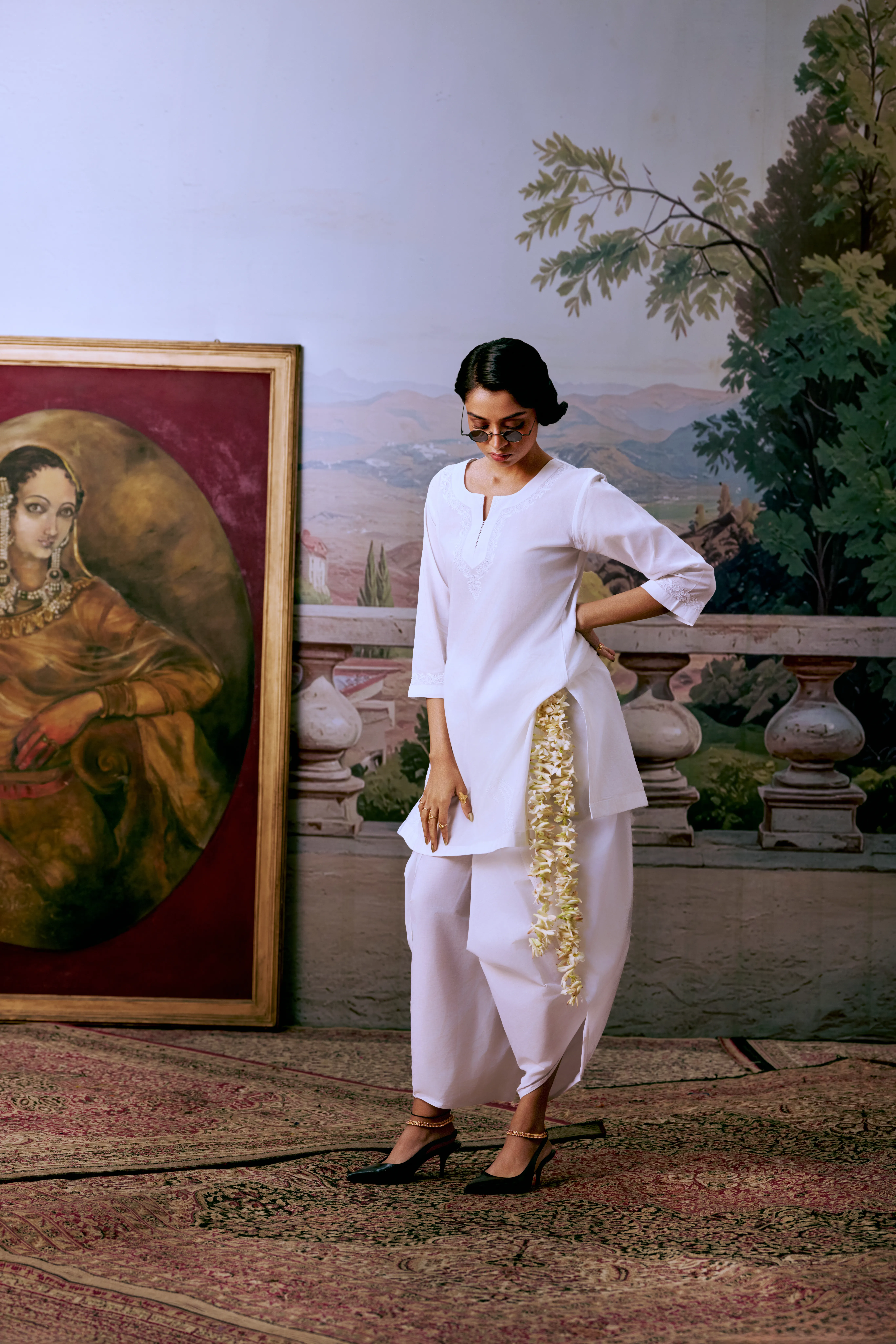 Classic Cotton Kurta Dhoti Set