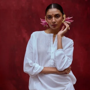 Soft Chikankari Cotton Kurta