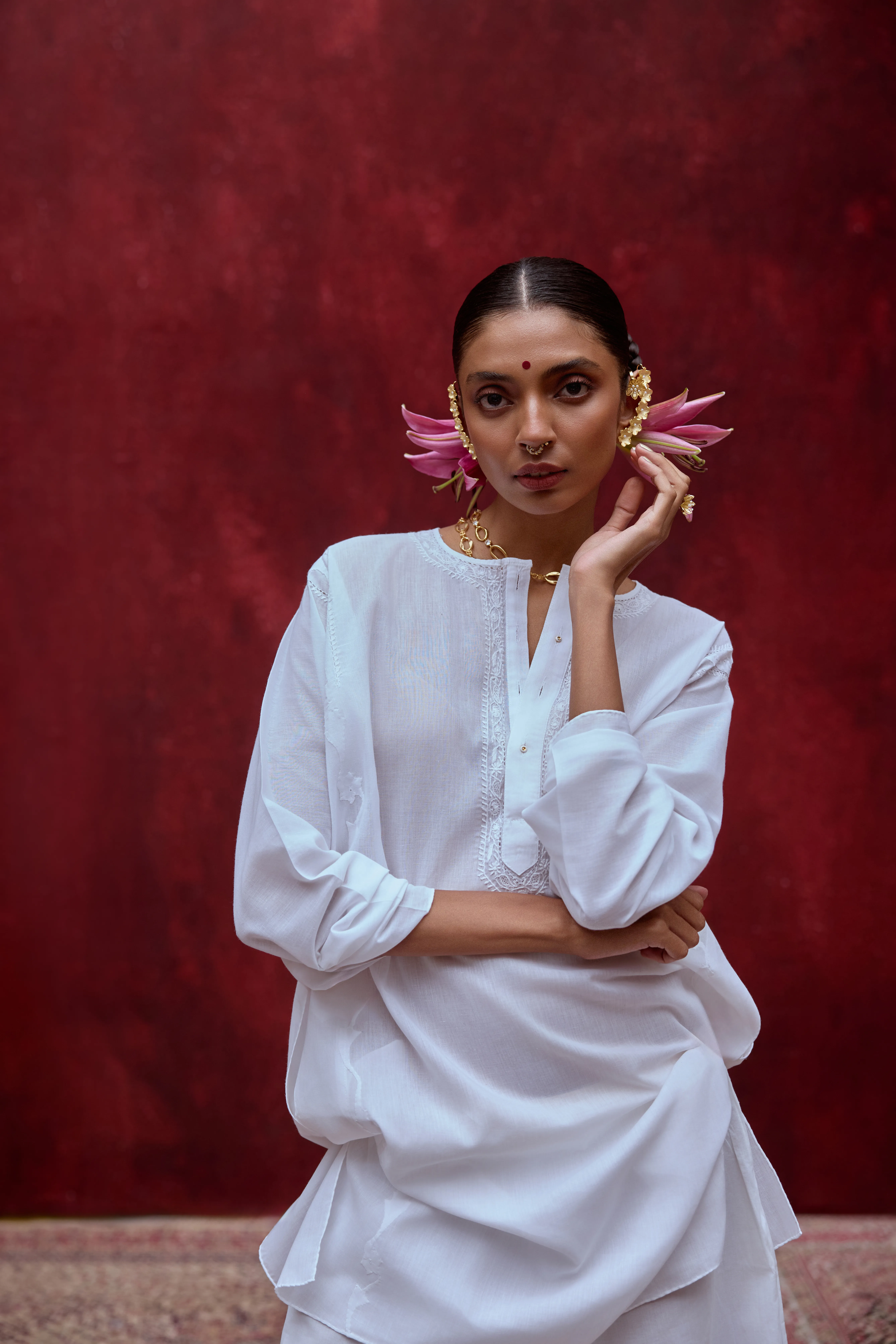 Soft Chikankari Cotton Kurta