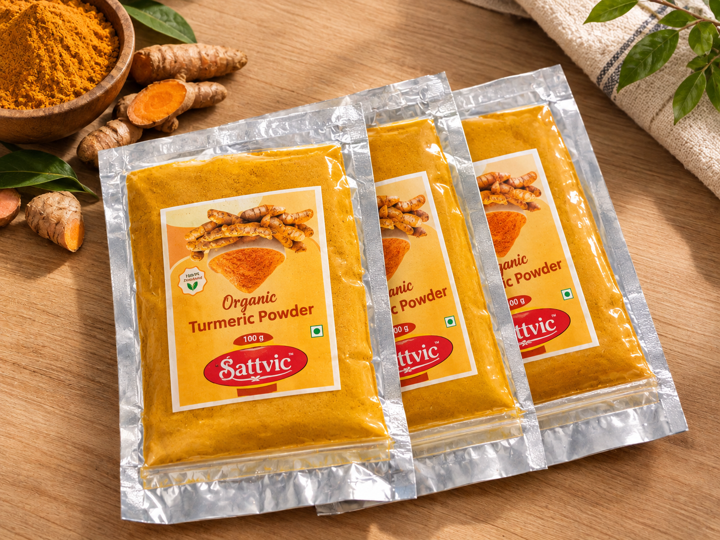 Handmade Organic Turmeric by Brio Art House.