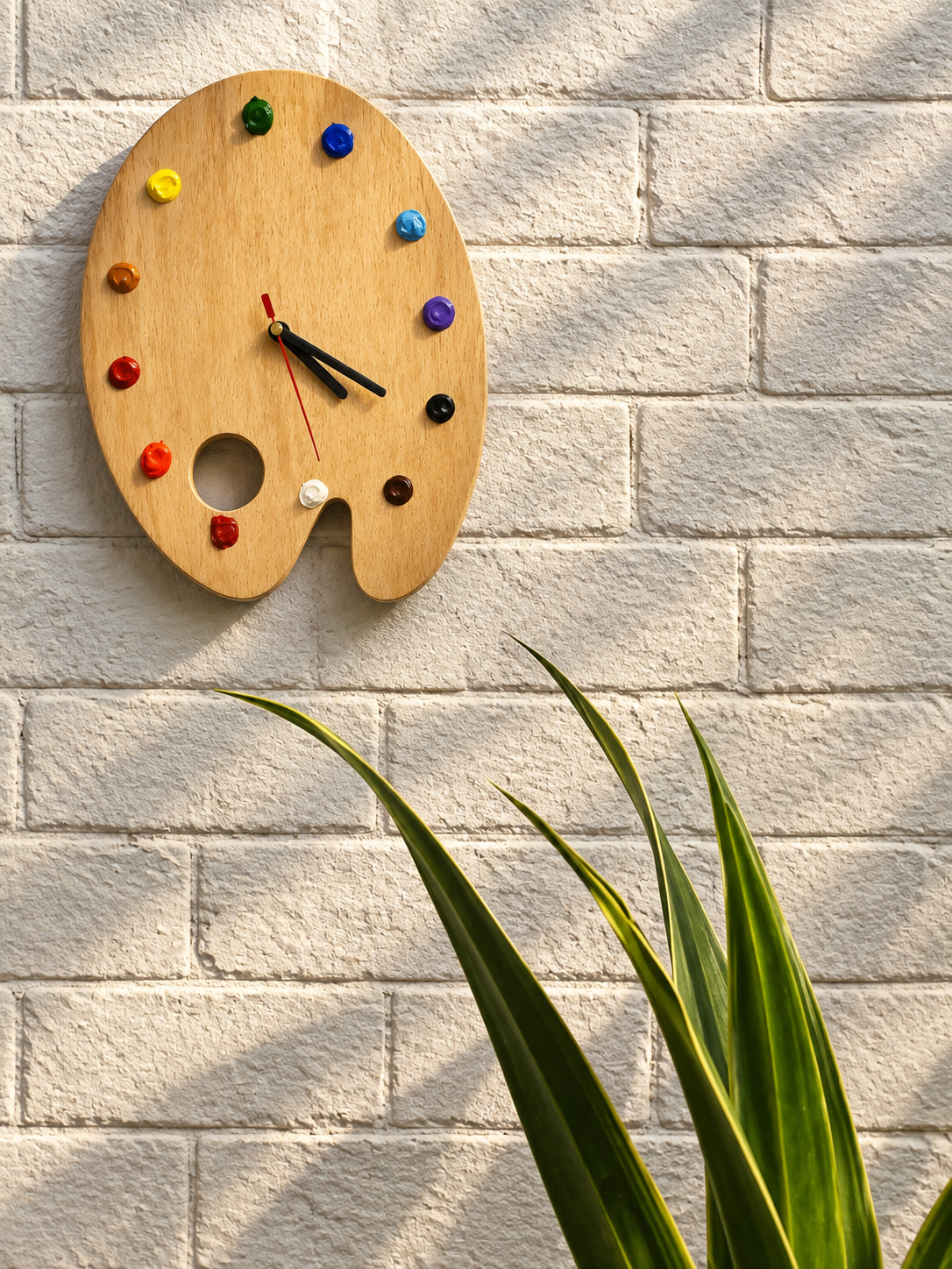 Handmade Platter Watch by Brio Art House.