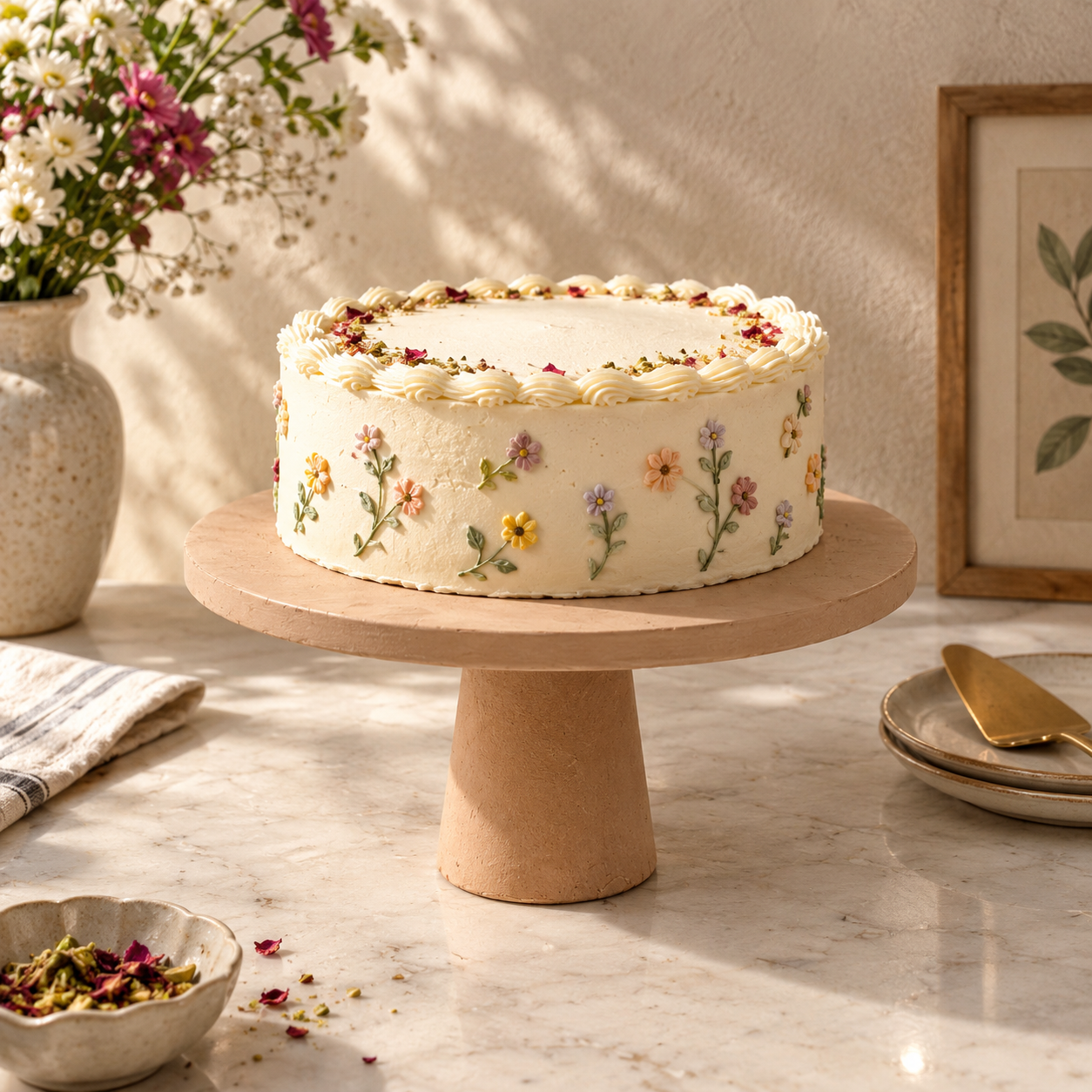 Handmade Cake Stand by Brio Art House.
