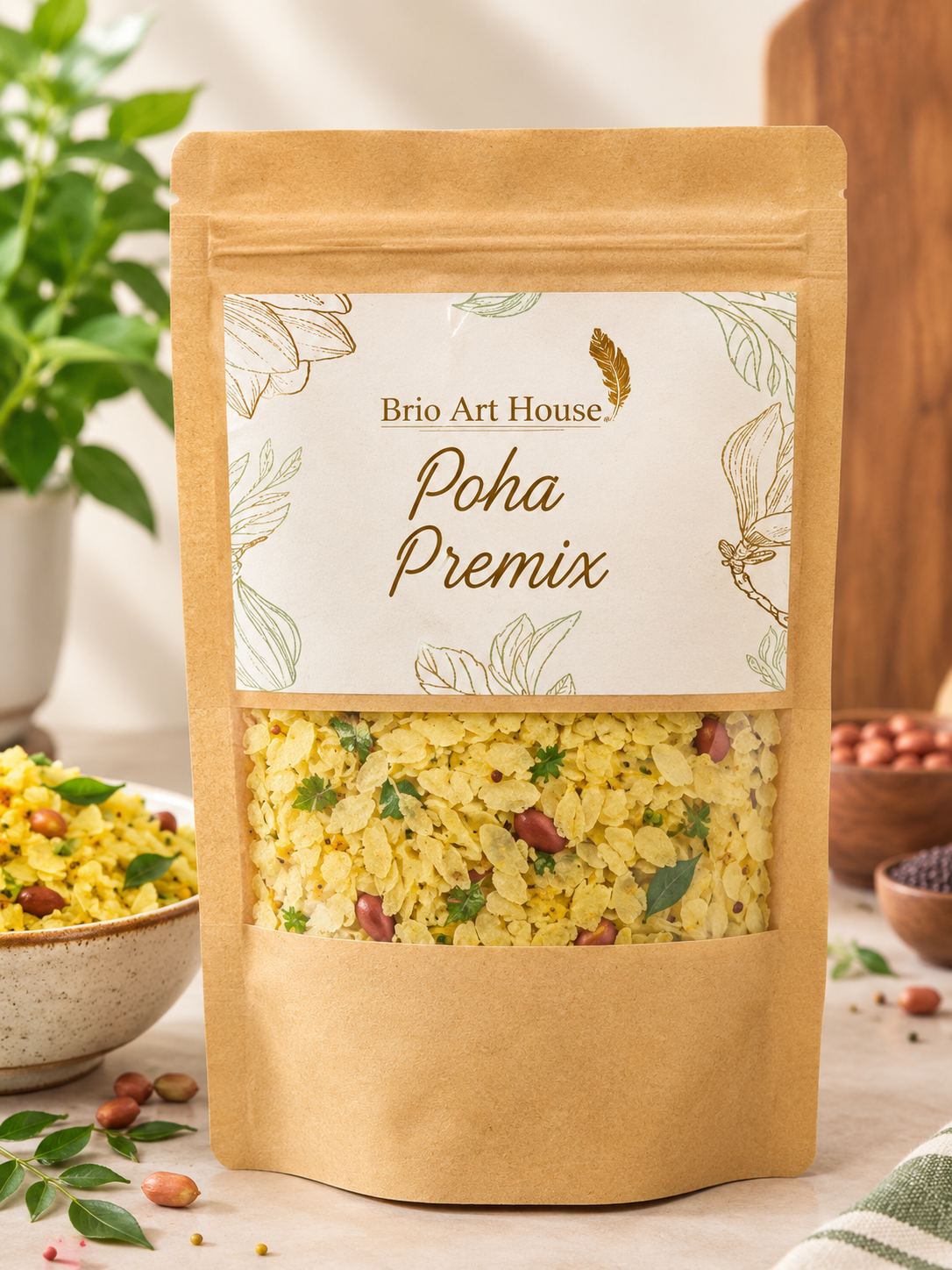 Handmade Poha Premix by Brio Art House – Organic & Fresh.
