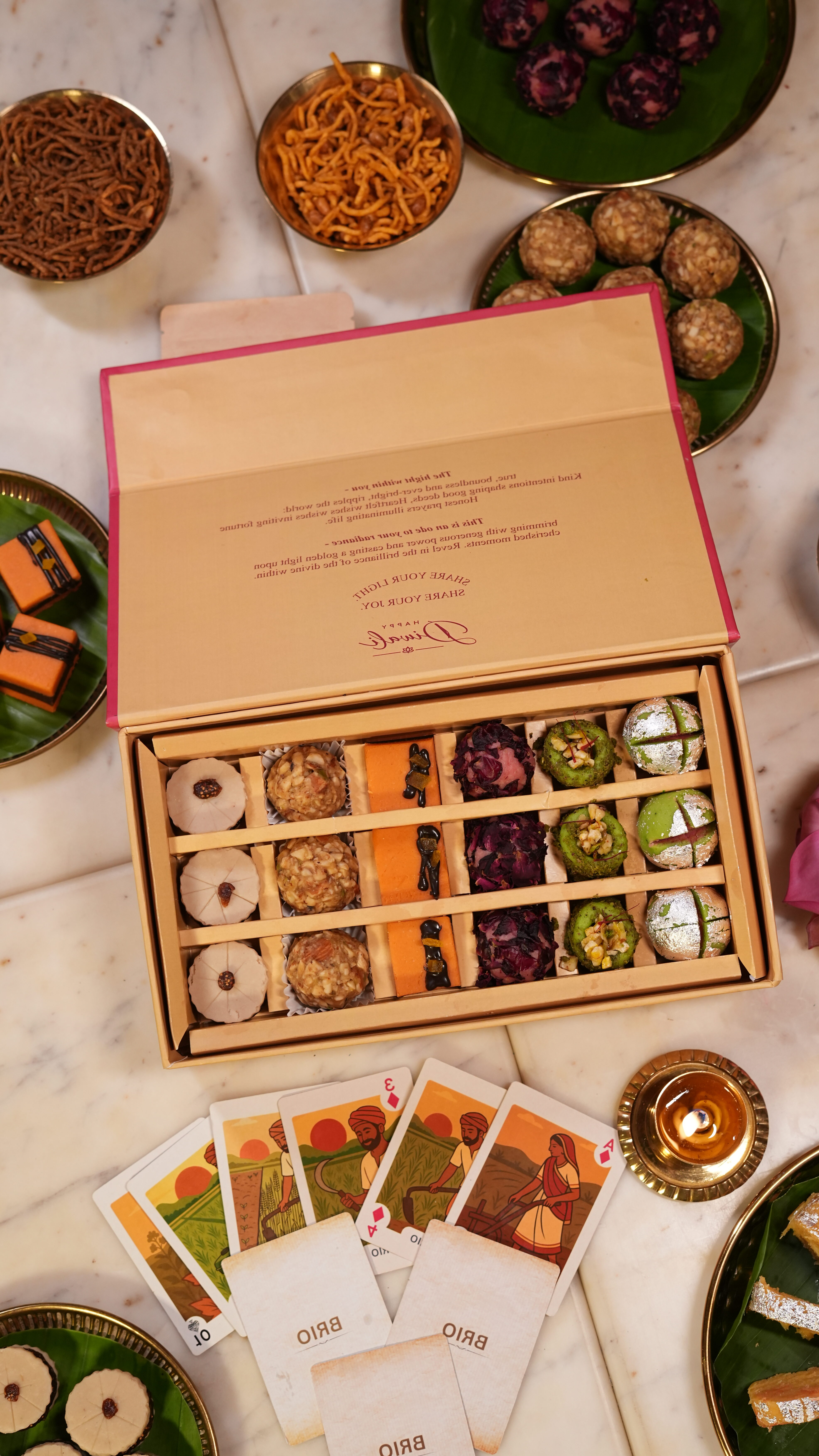 Handmade Sweets by Brio Art House. - organic and healthy. Best Diwali Hamper