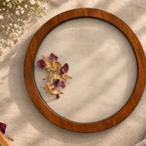 Handmade Wooden Wooden Pressed Flower Tray by Brio Art House.