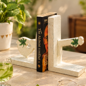 Handmade Guitar Shape Bookstand by Brio Art House.