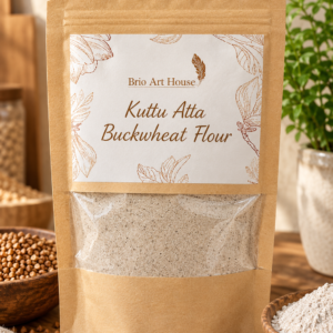 Handmade Kuttu Atta Buckwheat Flour by Brio Art House – Organic & Fresh.