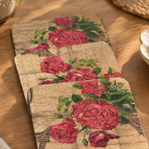 Handmade Square Shape Coaster by Brio Art House.