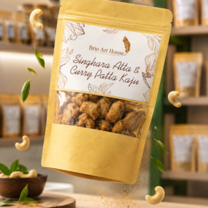 Handmade Singhara Atta Snack by Brio Art House – Organic & Fresh.