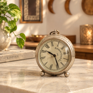 Handmade Mattel Table Clock by Brio Art House.